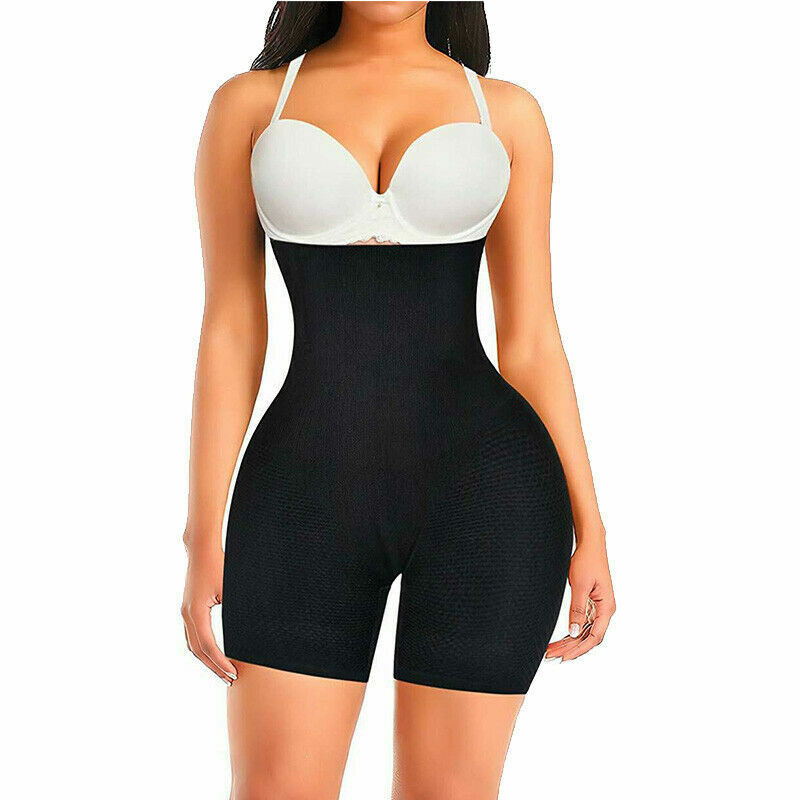 SHAPERMINT High Waisted Body Shaper Shorts Shapewear Tummy Control for Women
