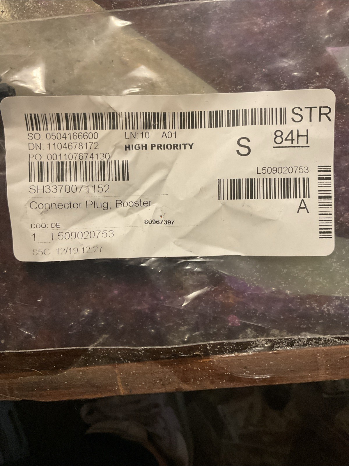 BOOSTER IMITATION PLUG 3370071152 – Genuine OEM Replacement Part