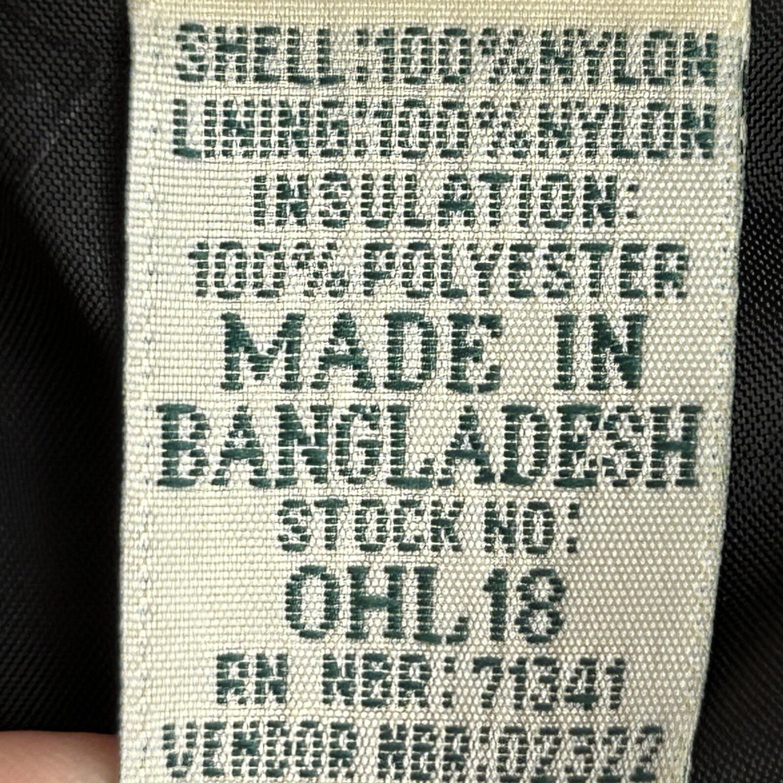 L.L. Bean Coat Boys M 10-12 Blue Winter Insulated Pockets No Hood Warm OHL18