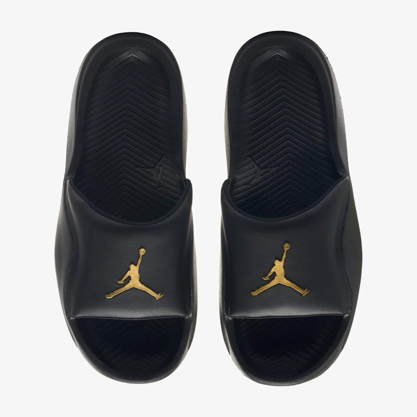 *NEW* Men Jordan Franchise Slides Sandals BLACK / METALLIC GOLD (HF3263-007)