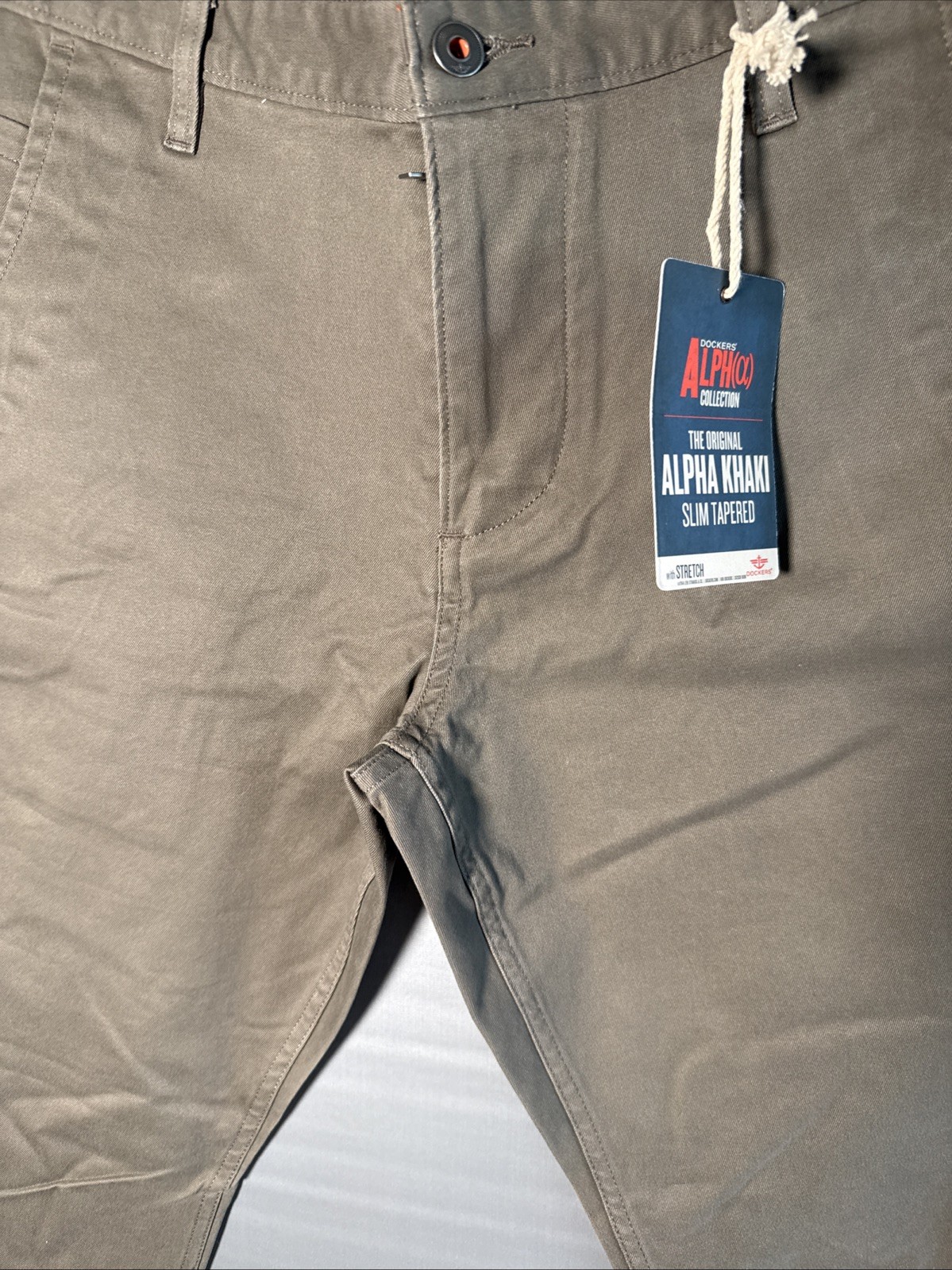 Dockers Alpha Collection The Original Khaki Slim Tapered Stretch Pants 34×29
