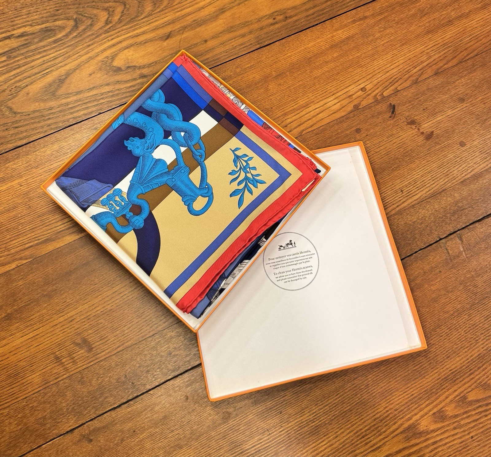 Hermes Della Cavalleria Silk Scarf 90
