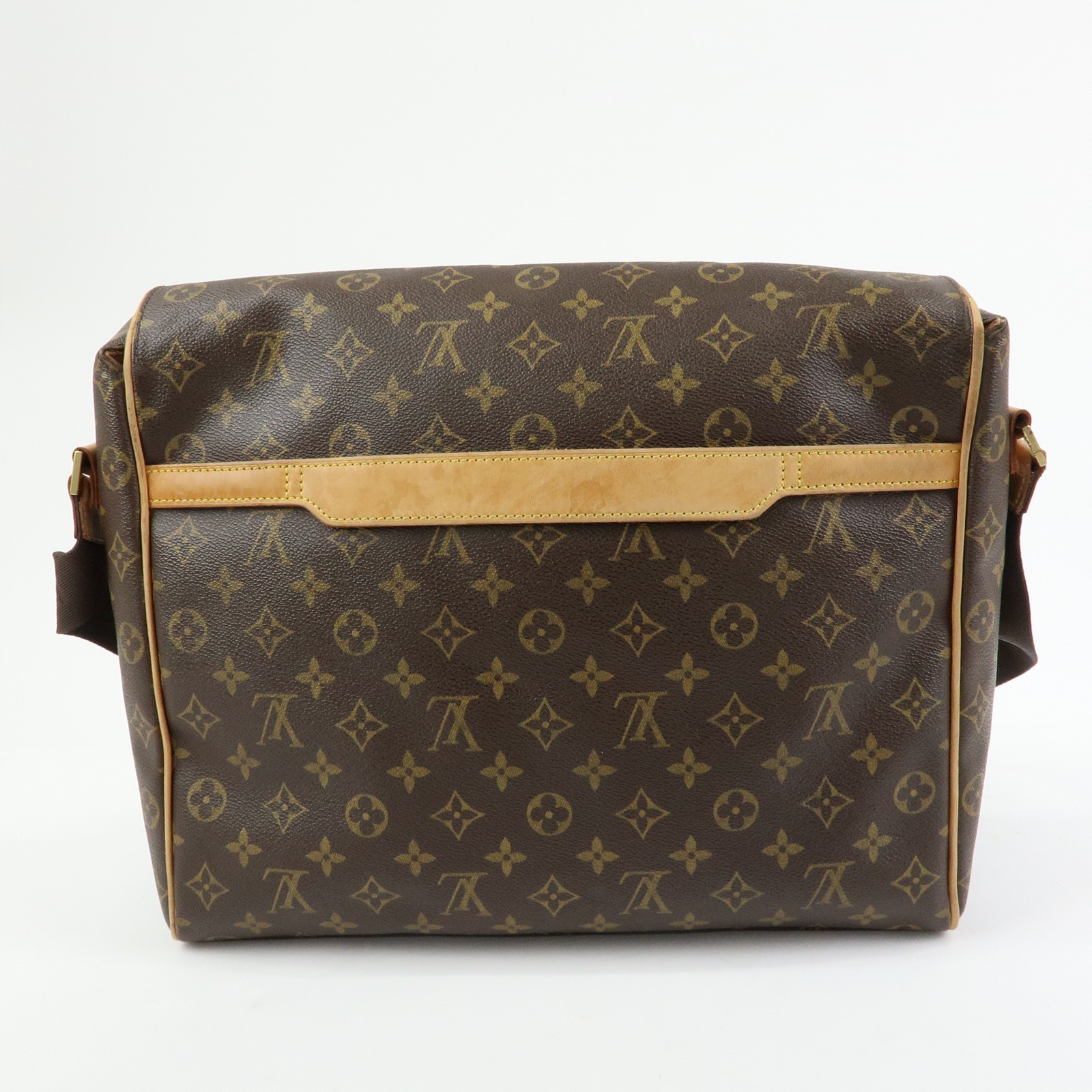 Louis Vuitton Monogram Abbesses Messenger Bag Brown M45257 Authentic Used F/S