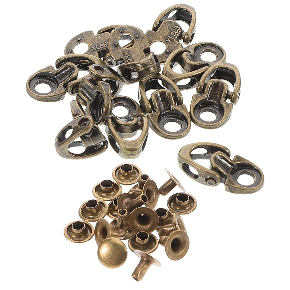 20 Pcs Boot Shoe Lace Hook Boots Buckles Eyelets Hooks DIY Repair Kit