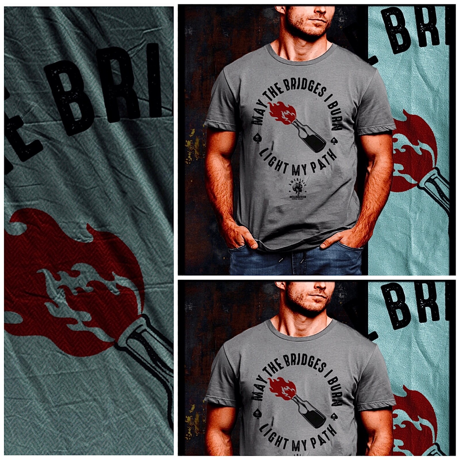 Spartan Warrior t-shirt burn bridges Greco Roman life without fear combat tee