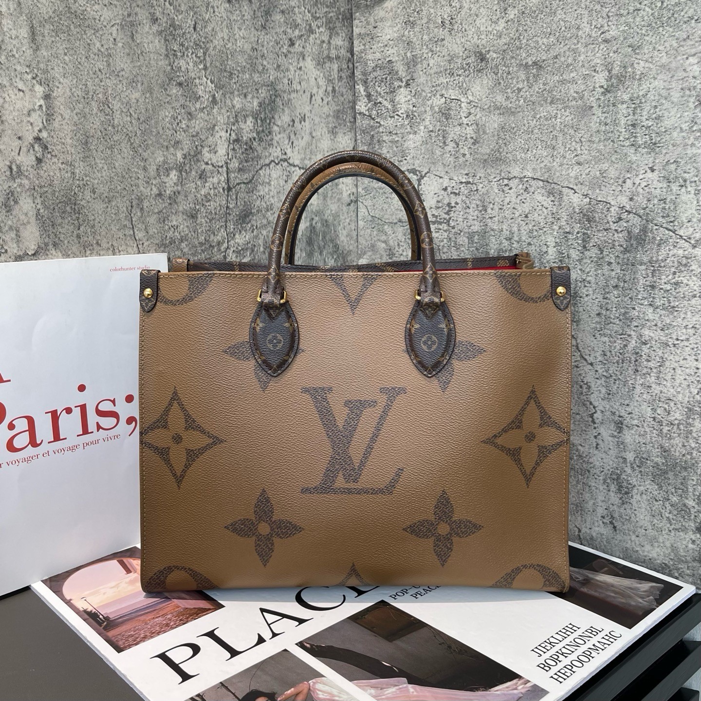 Louis Vuitton Pre-Owned Authentic Tote Monogram 35×27cm Coated Canvas