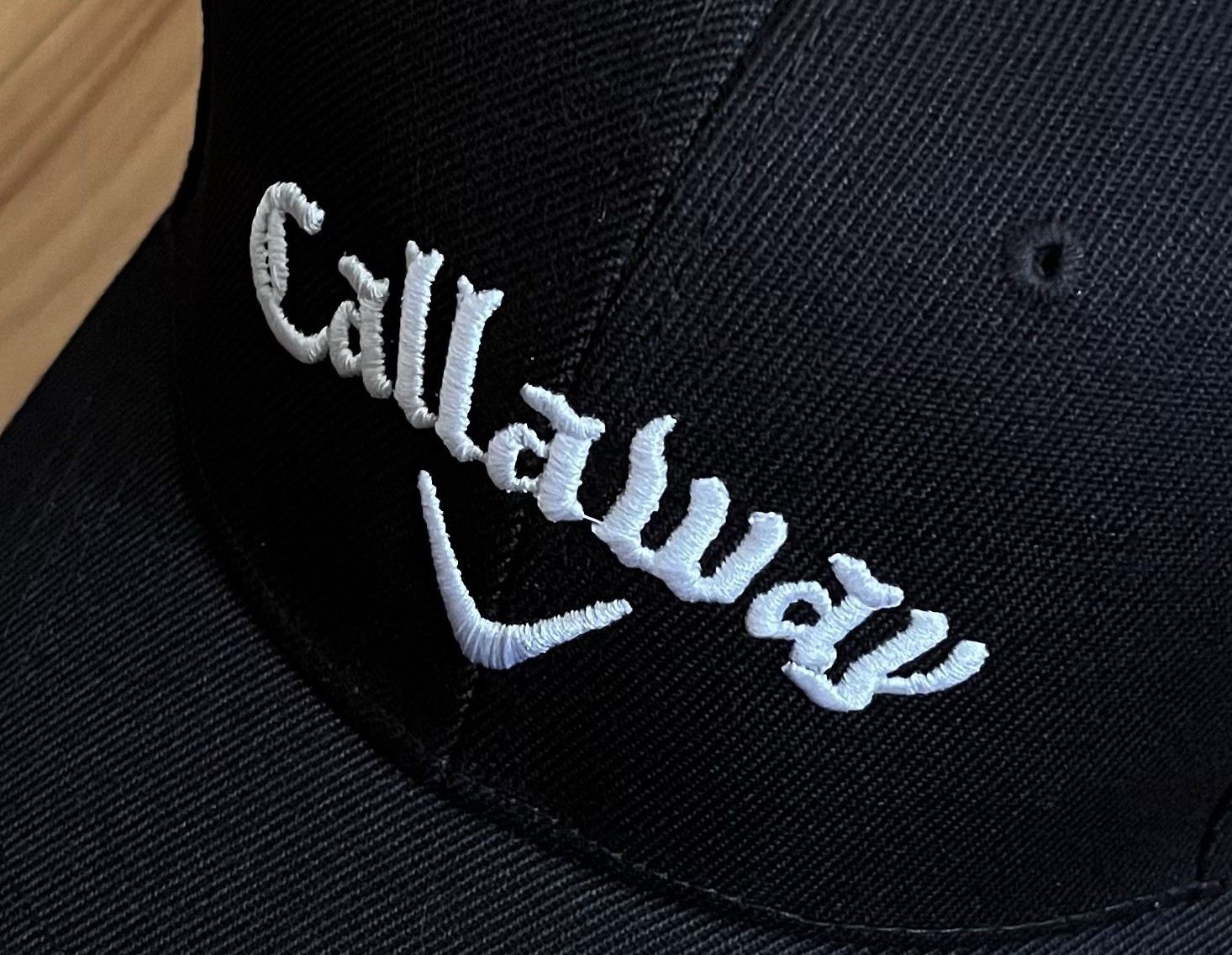 Callaway Black Baseball Cap. Hat. *** A hat worth more than its price.
