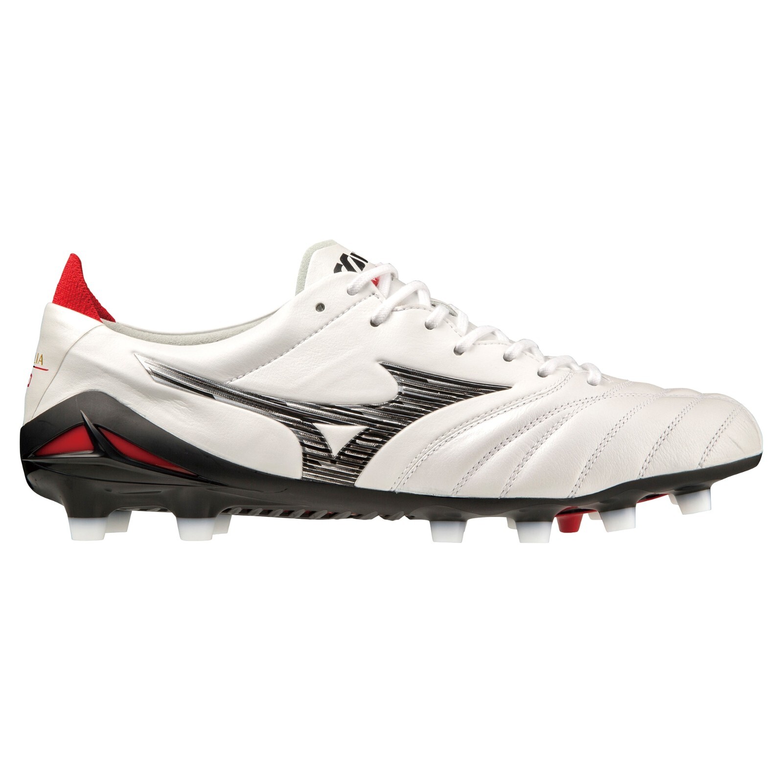 Mizuno Soccer Cleats MORELIA NEO 4 JAPAN Super White Pearl/Black P1GA2330 09 NEW