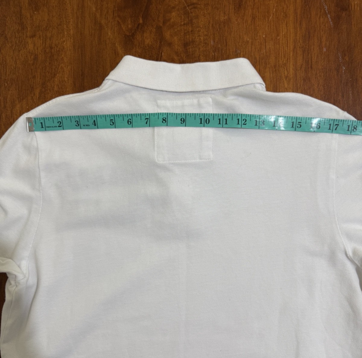 Superdry Premium Athletic Polo Shirt Men XXL Fits L/XL White Distressed Varsity