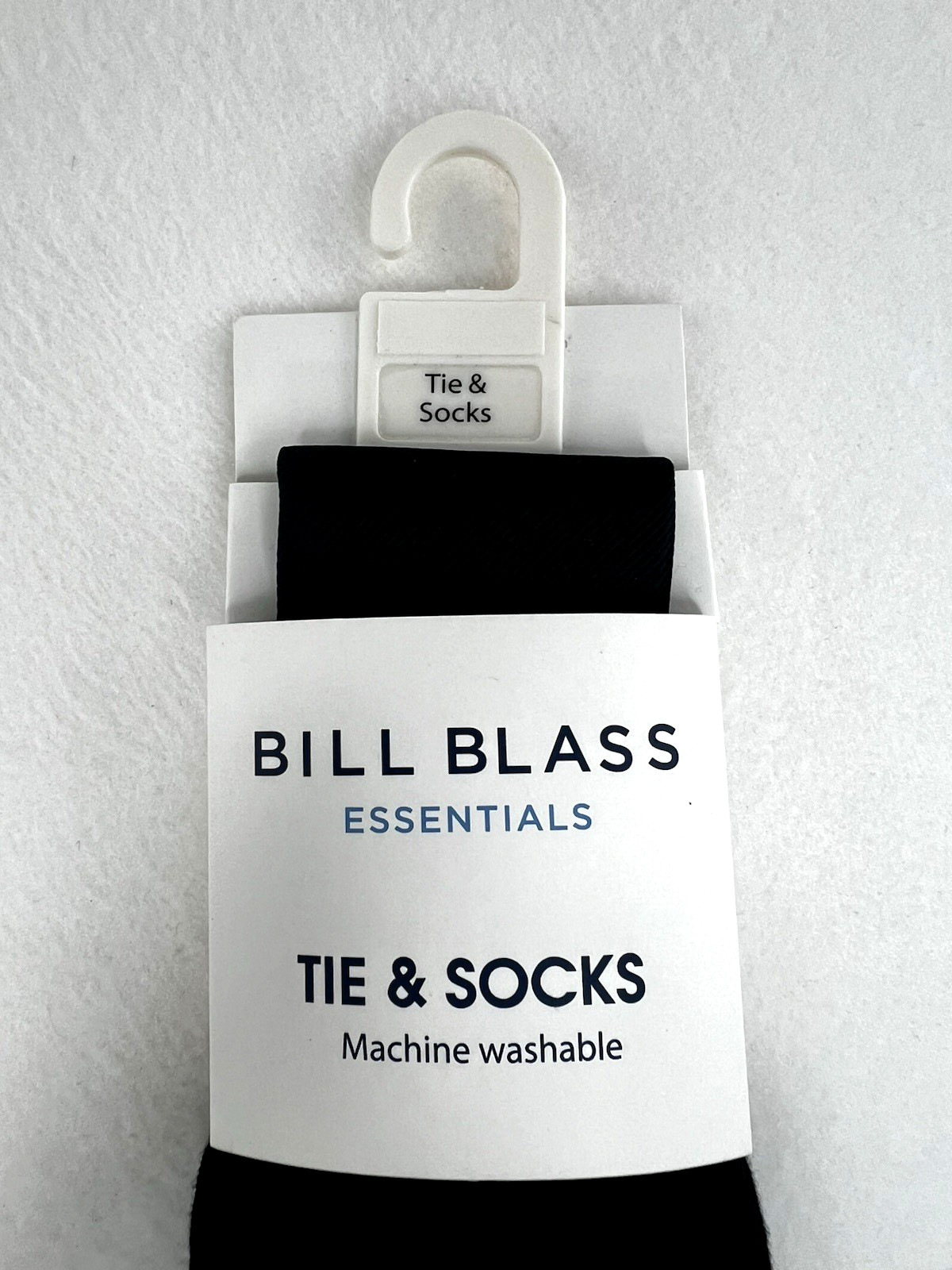 Bill Blass Essentials Handmade Tie & Socks Combo Pack NWT Machine Washable