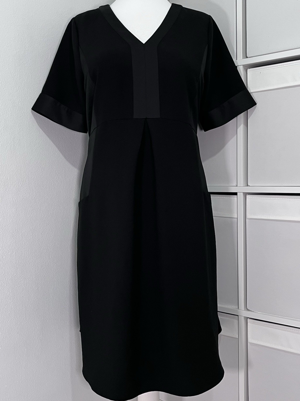 Studio Eight Black Tunic Dress Size 16 Formal Business Occasion Capsule LBD