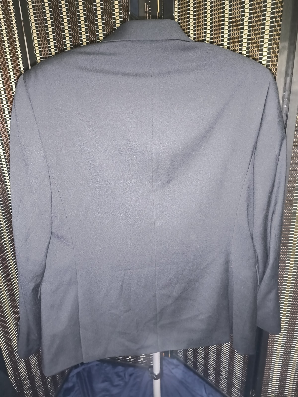 Perry Ellis Blazer Mens Size XL Black Slim Fit Sport Coat Suit Jacket