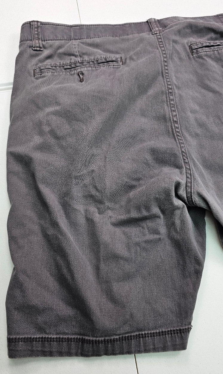 Iron Co Mens Shorts 38 Grey Flex Waistband Comfort Stretch Flat Front 1435250S