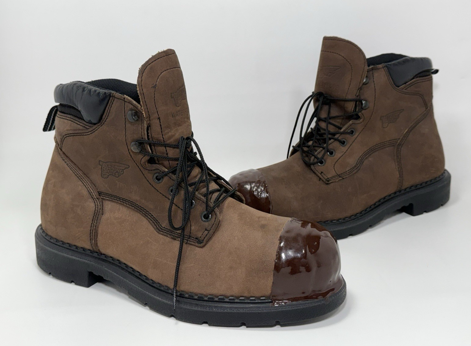 Red Wing Boots Style 2206 Size 13 E2 (EE) – 6″ Steeltoe Waterproof W/ Tuff Toe