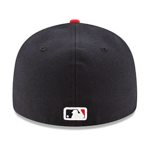 New Era Cleveland Indians Fitted Hat MLB Authentic Home 2 Tone Low Profile Cap