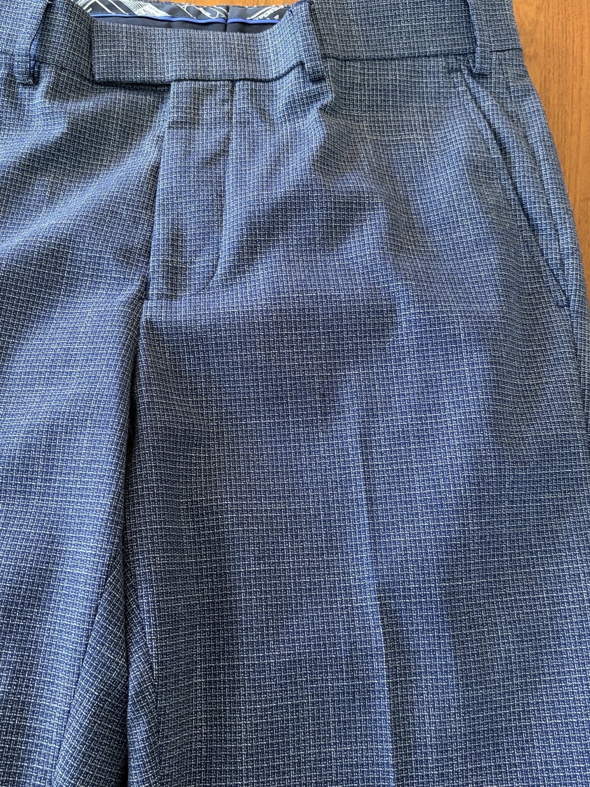 Murano (Dillard’s) Men’s Slim fit Blue/Gray 36 suit with Pants 30×30 (2 piece)