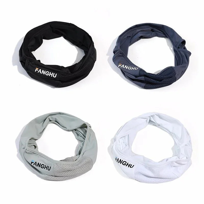 Sun Protection Face Mask Mesh Breathable UV Cover Ear Loop Sports Neck Gaiter
