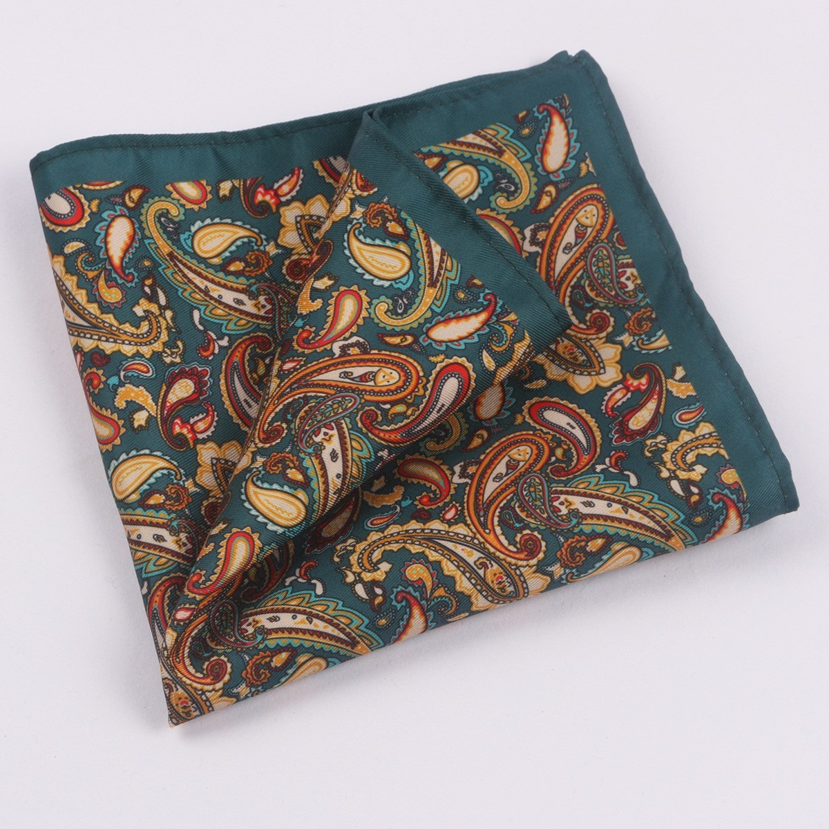Vintage Handkerchief Paisley Pocket Square Men’s Chest Business Suit Accessories
