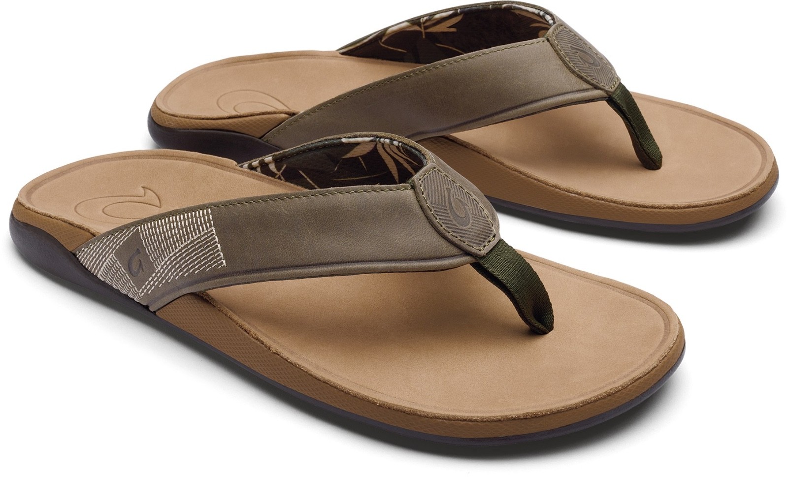 OluKai Tuahine Mens Sandals Hunter/Golden Sand (Size 8 13 14)