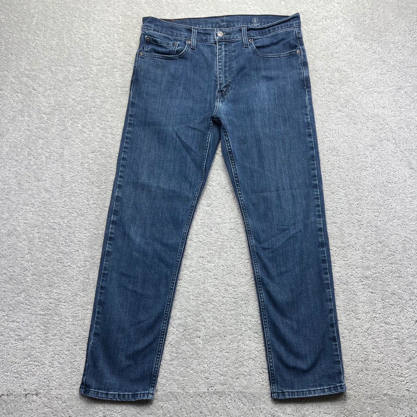 Levis 502 Jeans Mens 33×30(34×28) Regular Taper Denim Stretch All Seasons Tech
