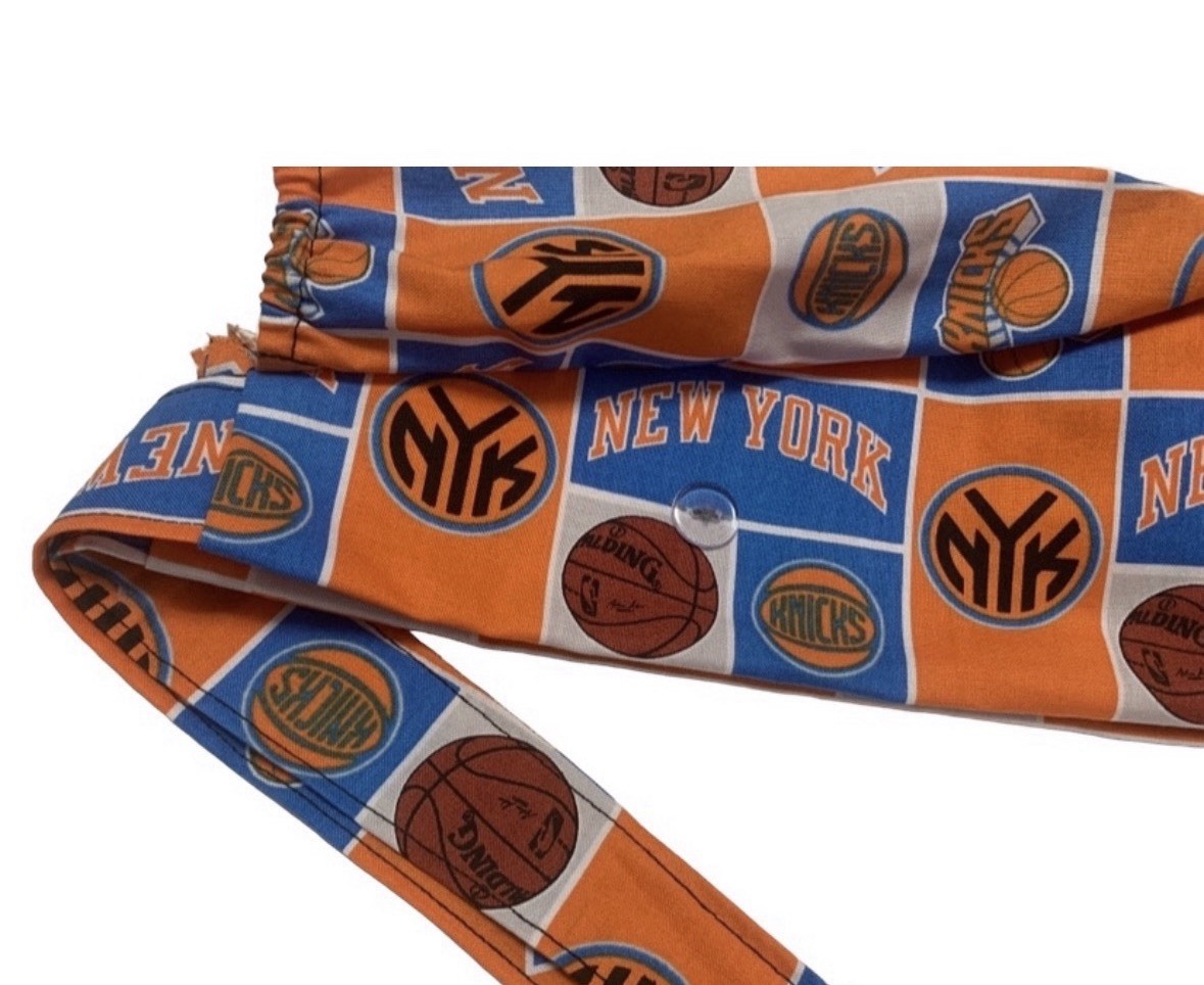 Knicks Logo Scrub Cap, Doo Rag Dr Nurse Veterinarian Cotton Hand Made NWT Gift