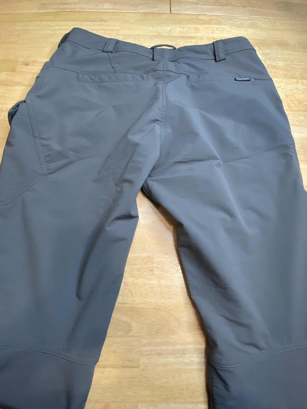 Truewerk T1 Werkpant men’s 38×34 Gray Cargo Tactical softshell workwear pants(G)