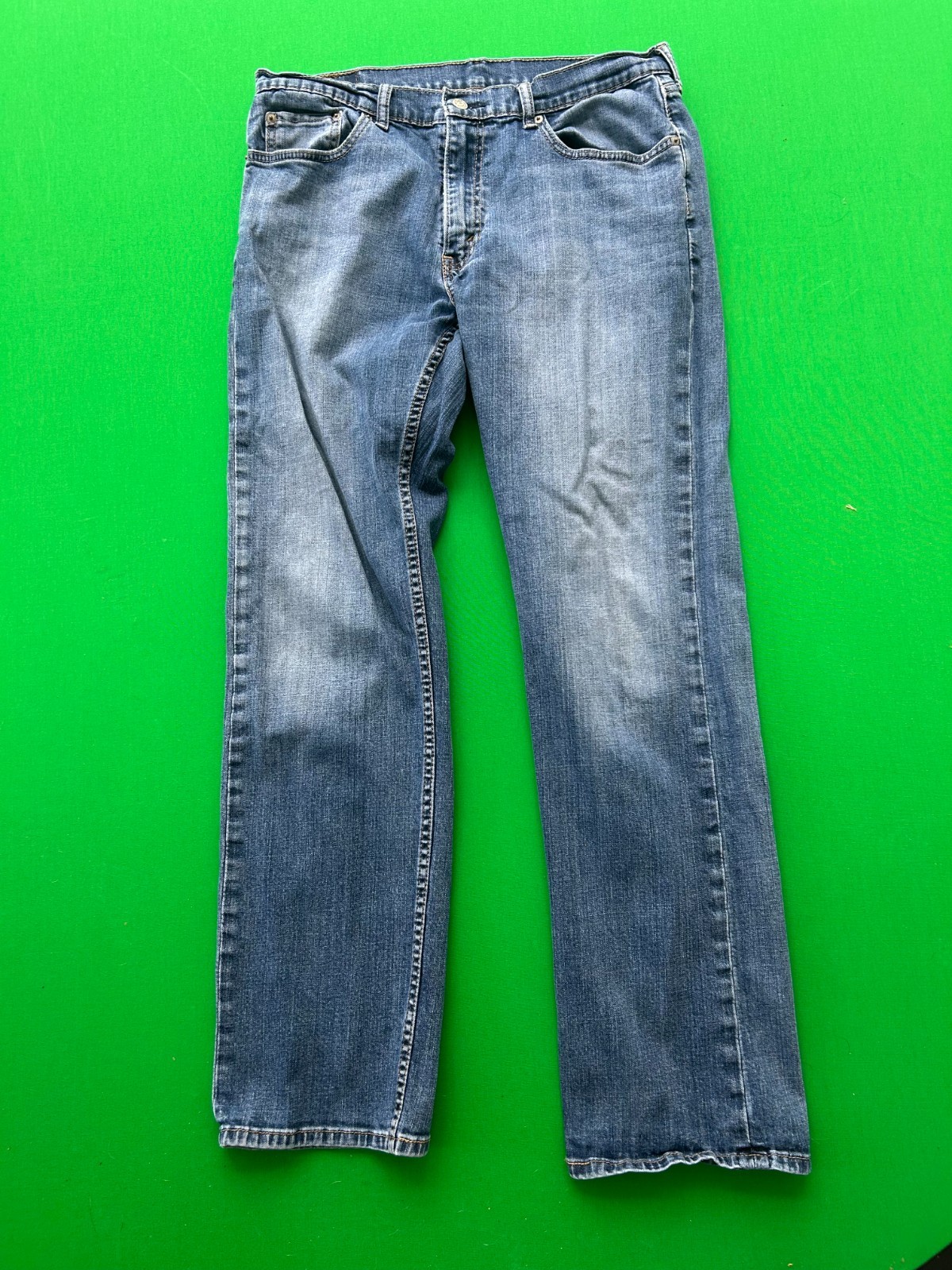 Levi’s 559 Mens Relaxed Straight Fit Jeans 36X34 Medium Blue Wash Denim