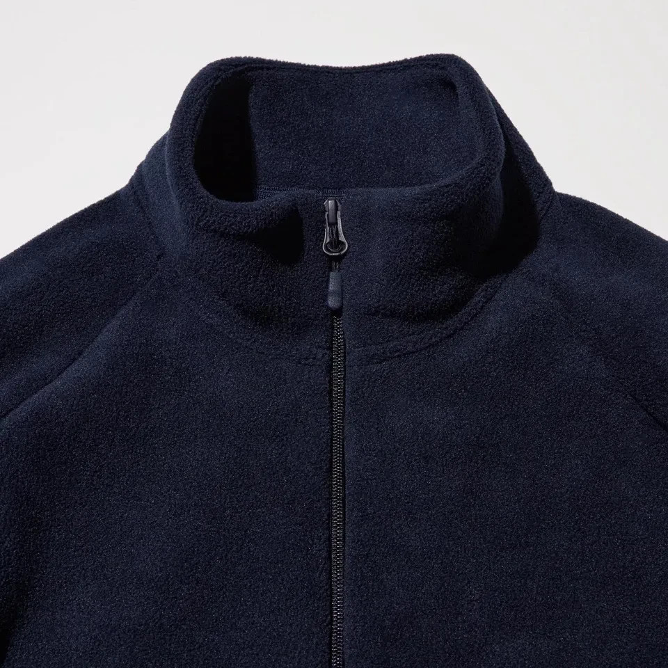 UNIQLO Fleece Full-Zip Jacket S-4XL 8 Colors Fluffy Machine-Washable Men 469955