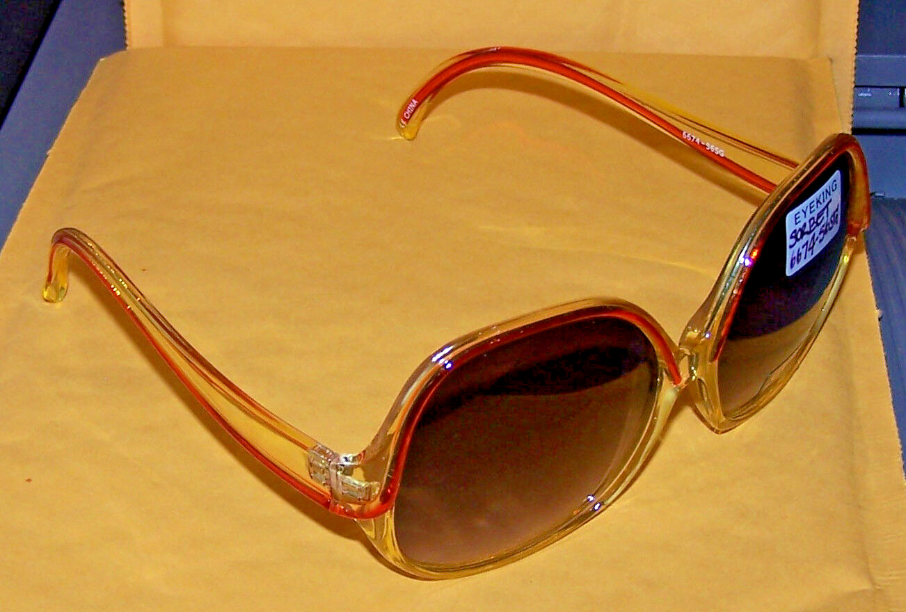 EYEKING SORBET Sunglasses 6674-56SG – PINK LENSES – UV400:100% UV BLOCK NEW!