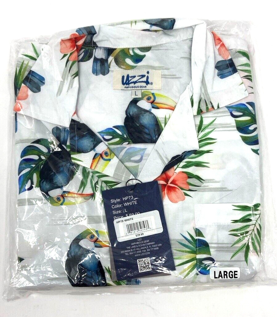 Hawaiian Shirt Men Women Button Down Short Sleeve Casual Collared Prints