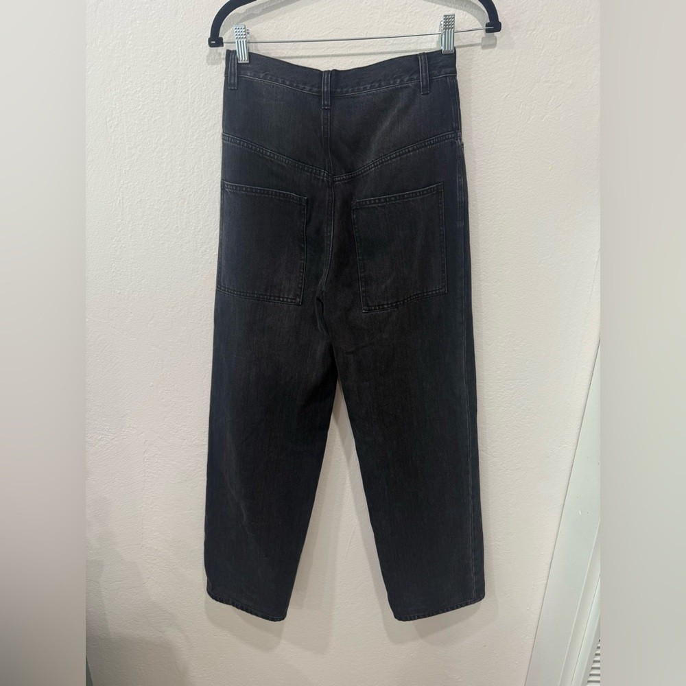 Tibi Ryder Jean in Vintage Wash Black Denim size 24