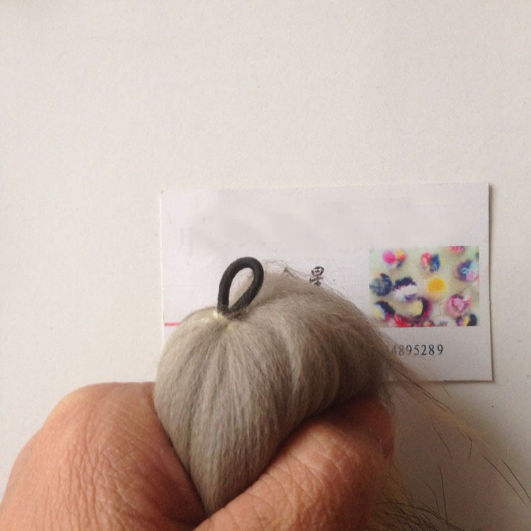 1PCS Real Raccoon Fur Pom Pom Ball for Mobile Strap Bag
