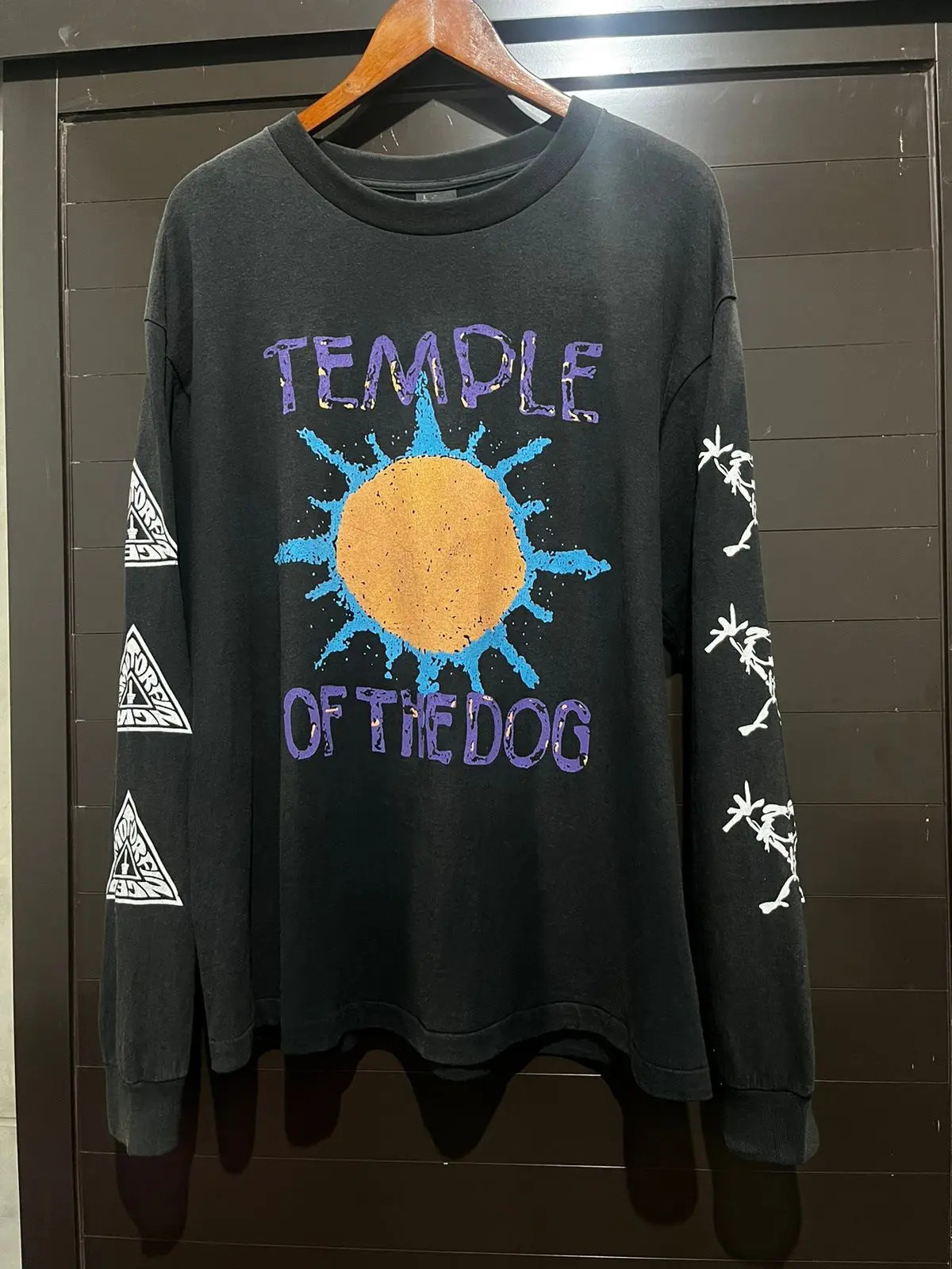 NEW Temple of the Dog Band S-2XL Cotton Black Long Sleeve Shirt JU101