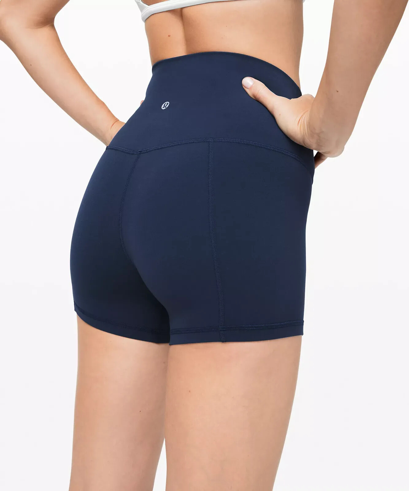 LULULEMON ALIGN HIGHRISE SHORTS 4″ NAVY BLUE MULTIPLE SIZES NEW
