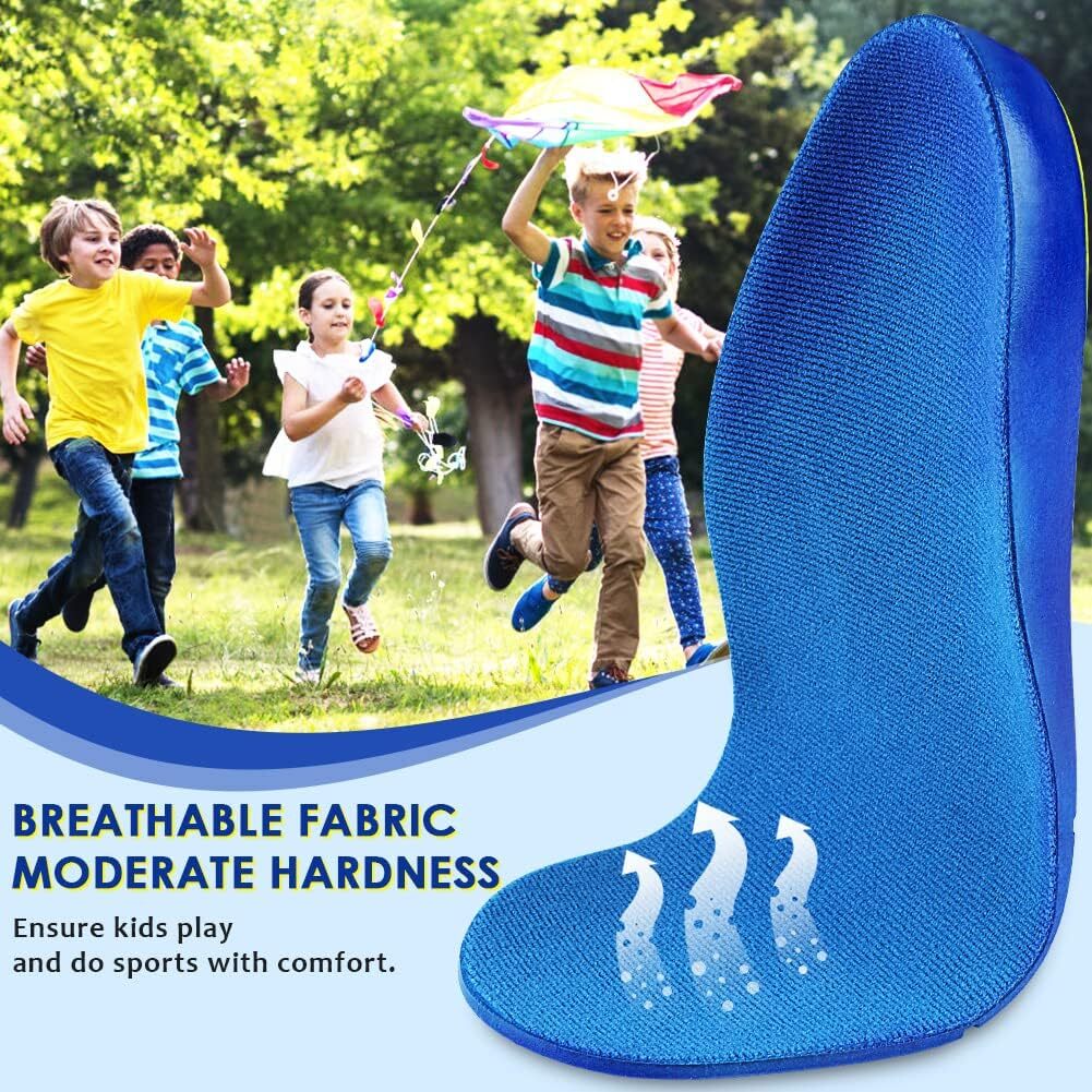 Kids Children Orthotics Insoles Correction foot Care Kid Flat Foot Arch Support