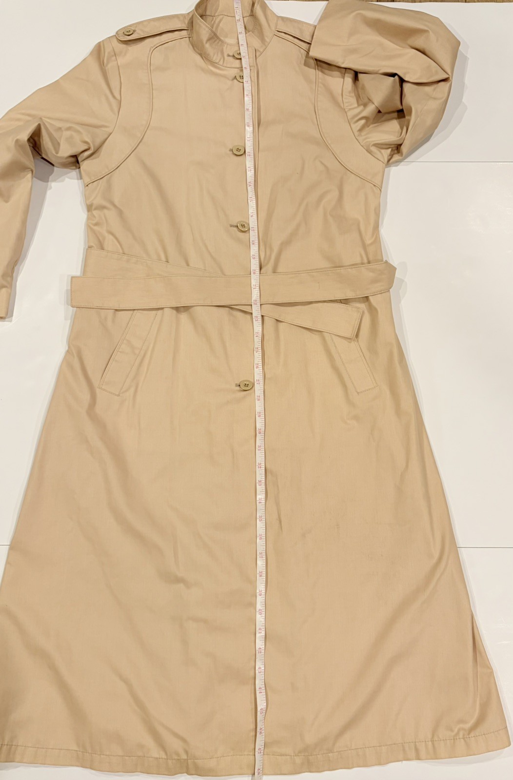 Vintage 70s/80s London Fog Single Breasted Trench Coat with Belt – Sz 12
