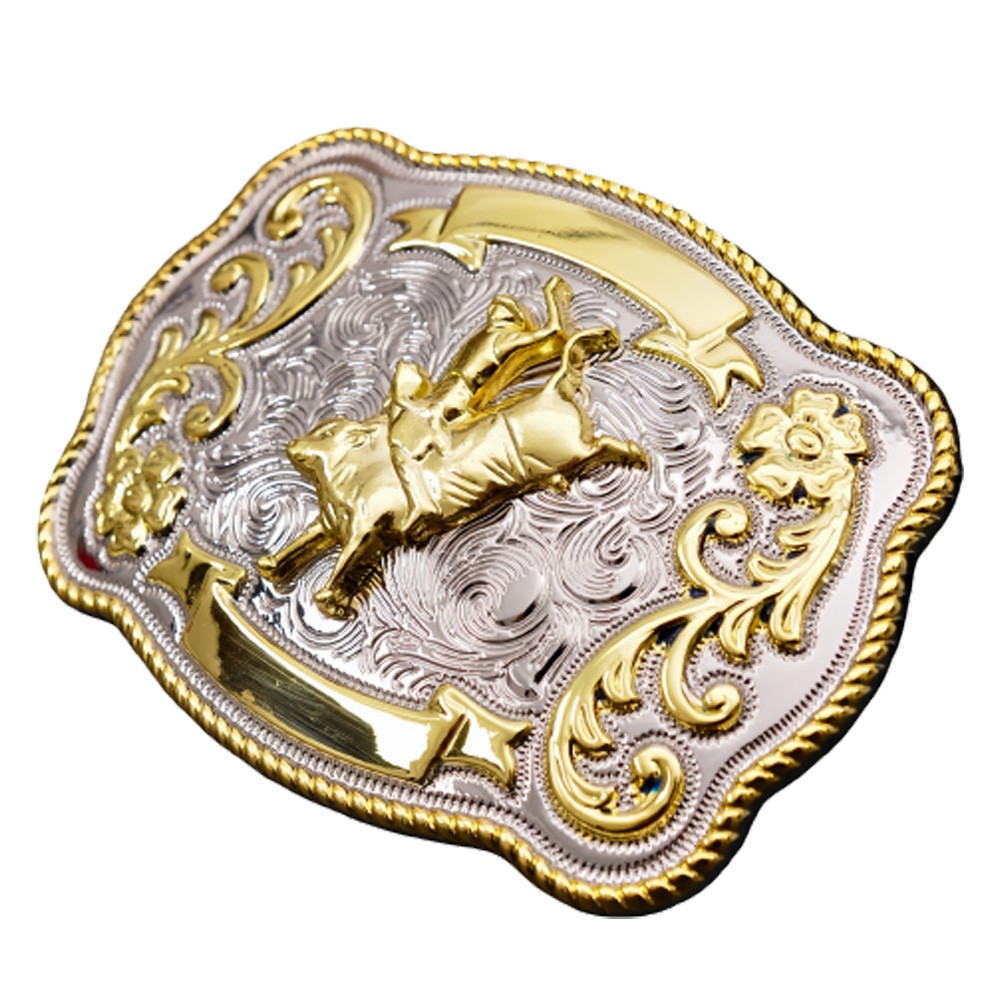 Rock Bull Ride Long Huge Rodeo Big Cowboy Texas Western Shine Belt Buckle HOT