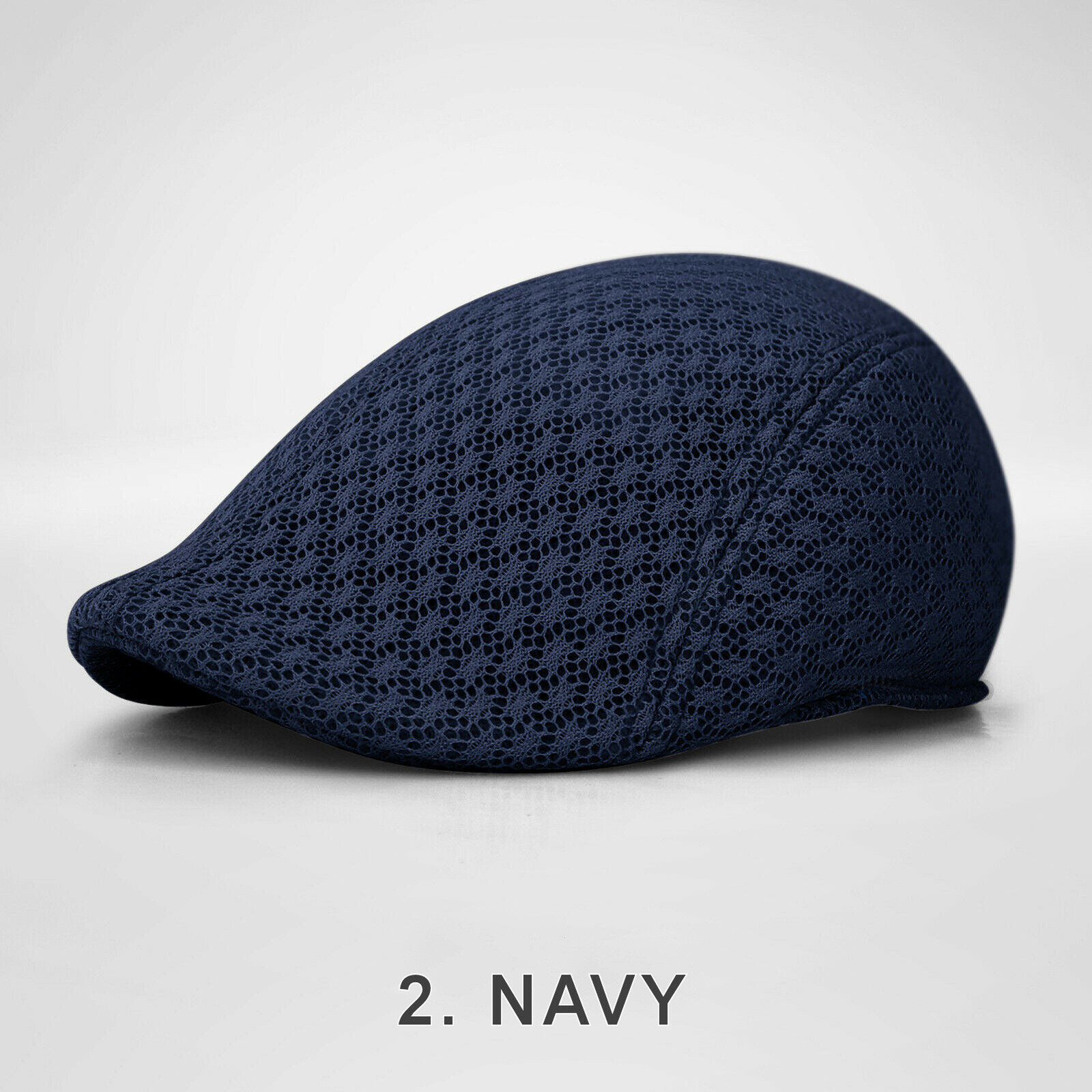Duck Mesh Summer Gatsby Cap Mens Ivy Hat Golf Driving Sun Flat Cabbie Newsboy