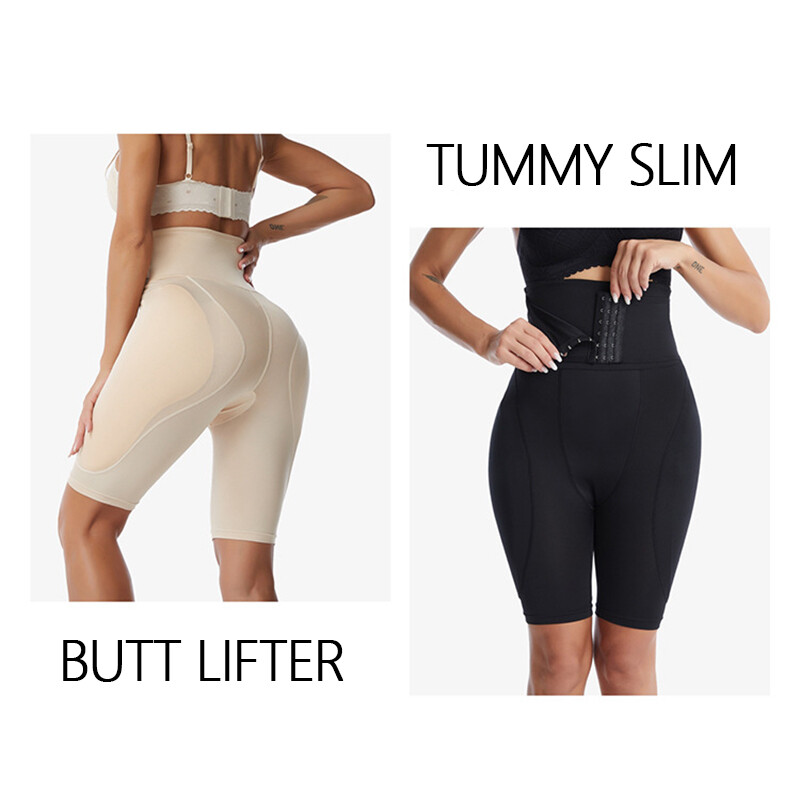 Women High Waist Butt Lifter Panties w Extra Large Pads Fake Ass Hip Enhancer US