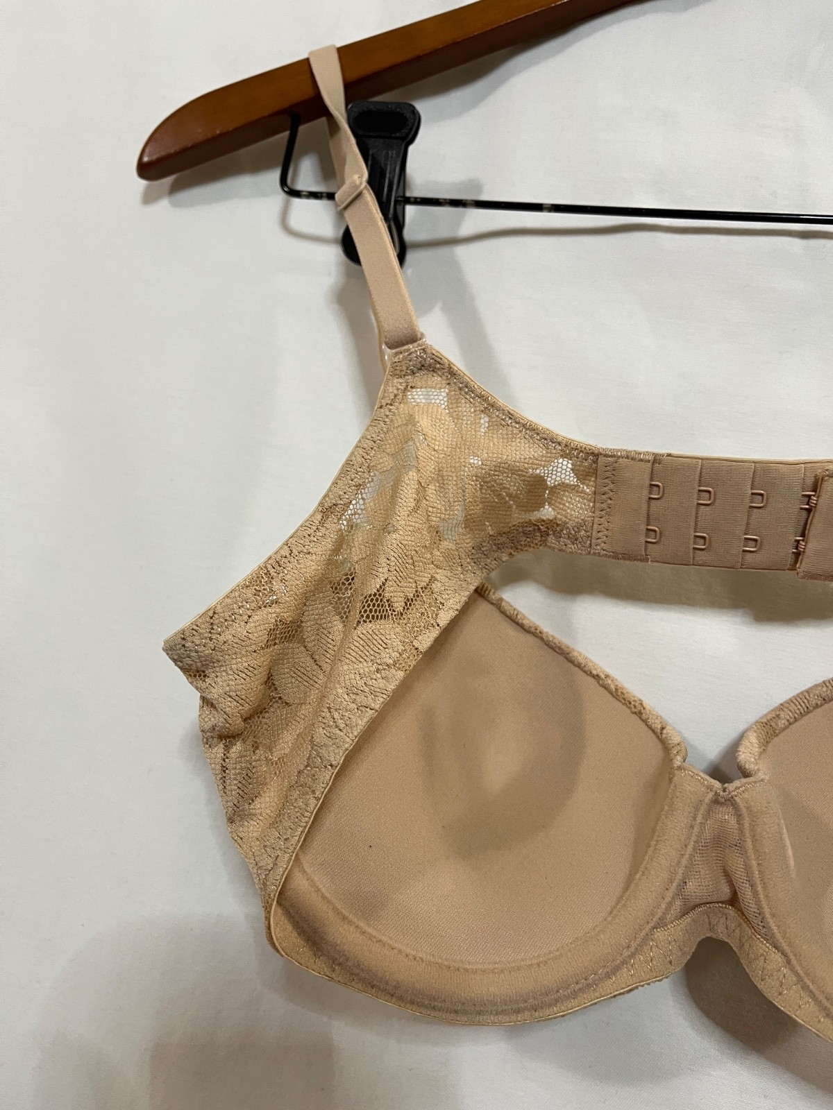 No Boundaries Padded Push Up Underwired Bra Nude Adjustable Strap Lace Many size