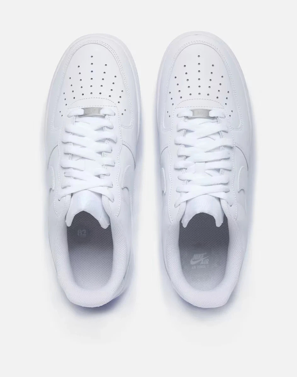 Nike Air Force 1 Low Top Triple White ’07 Mens White Sports Classic Sneaker