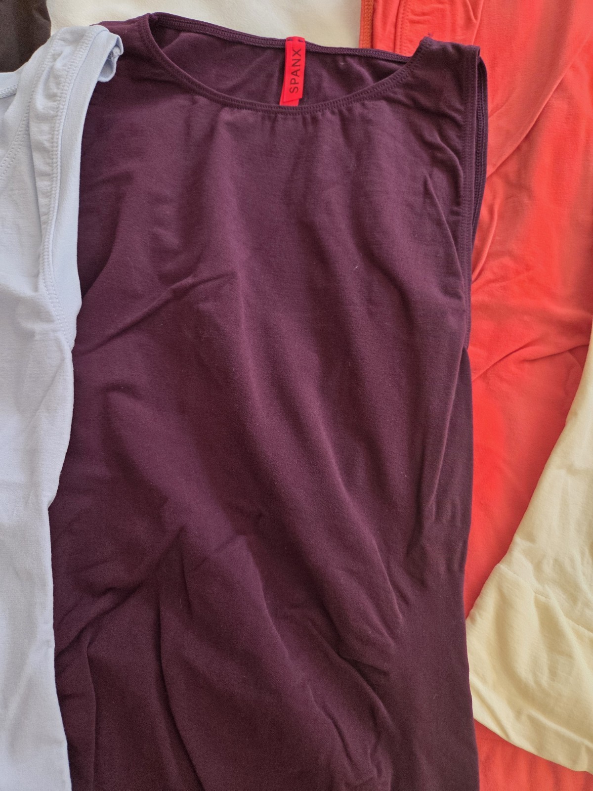 Lot of TEN (10!) Spanx Lightweight Stretch Tops Color & Style Variety Medium