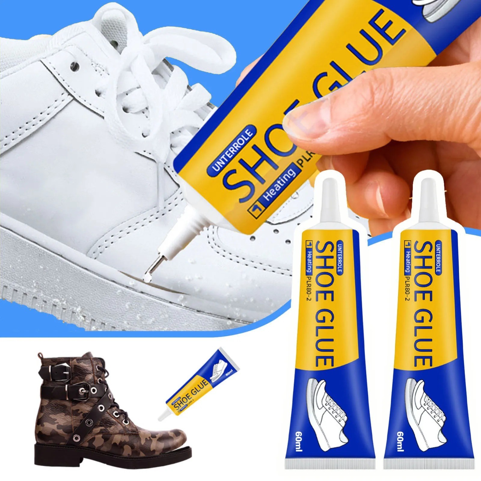 Super Strong Shoe Repair Glue Waterproof Adhesive for Sneakers Boots Leather