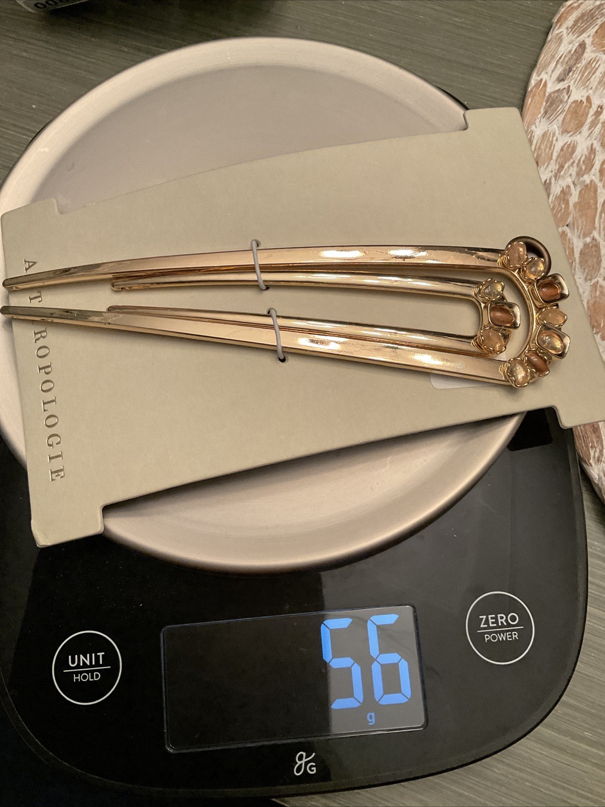 Anthropologie Hair Accessories Gold Toned NWT MSRP $32 J060