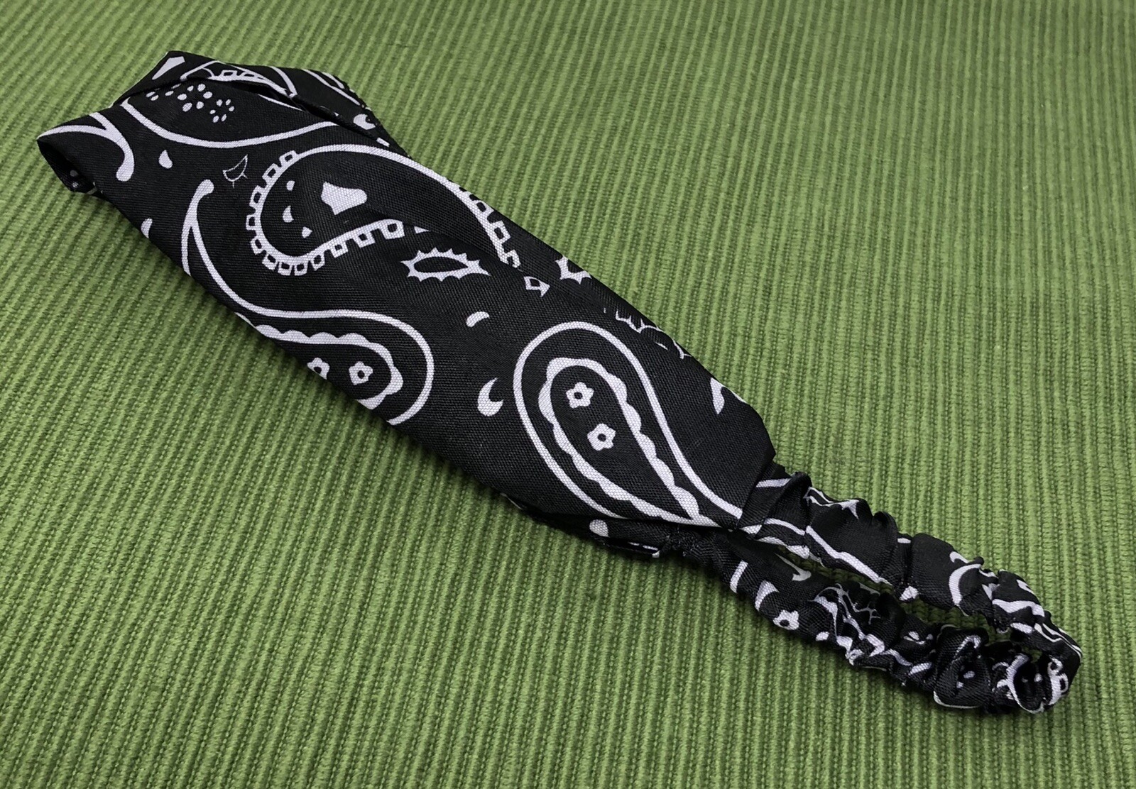 Paisley Headband Elastic Back Wide or Thin Bandana Style Hair Accessory USA Ship