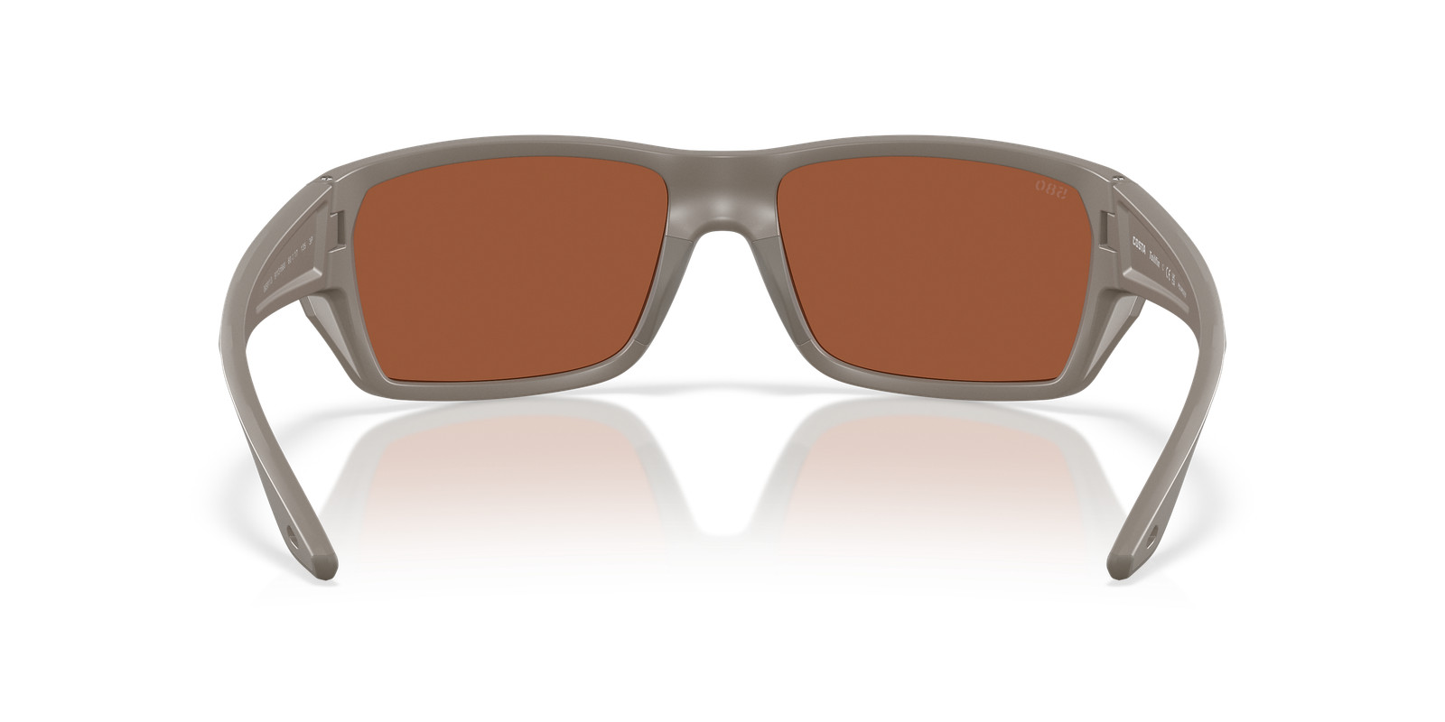 Costa Del Mar Tailfin Matte Olive Shale/Green Mirror 580G Polarized Sunglasses