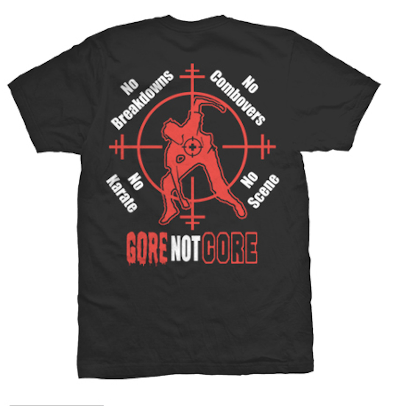 Cattle Decapitation GORE NOT CORE Shirt – Size S – M – L – XL – XXL – XXXL avail