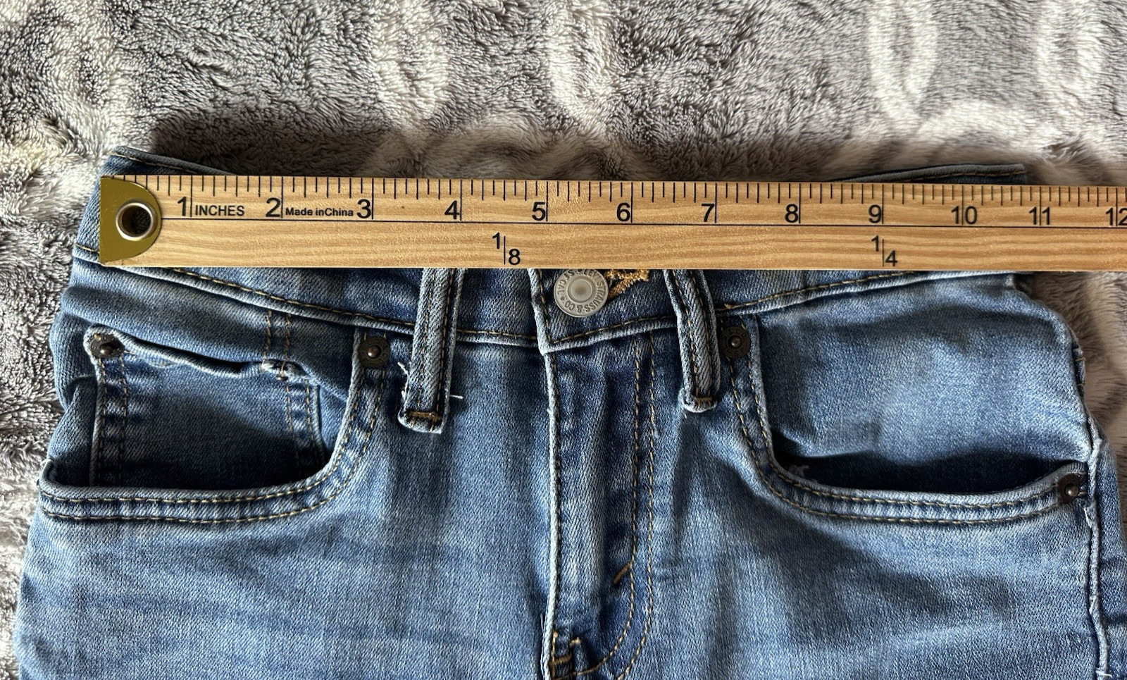 Levi’s 511 Boys Stretch Jeans Size 10 Reg 25×26 Adjustable Waist Blue