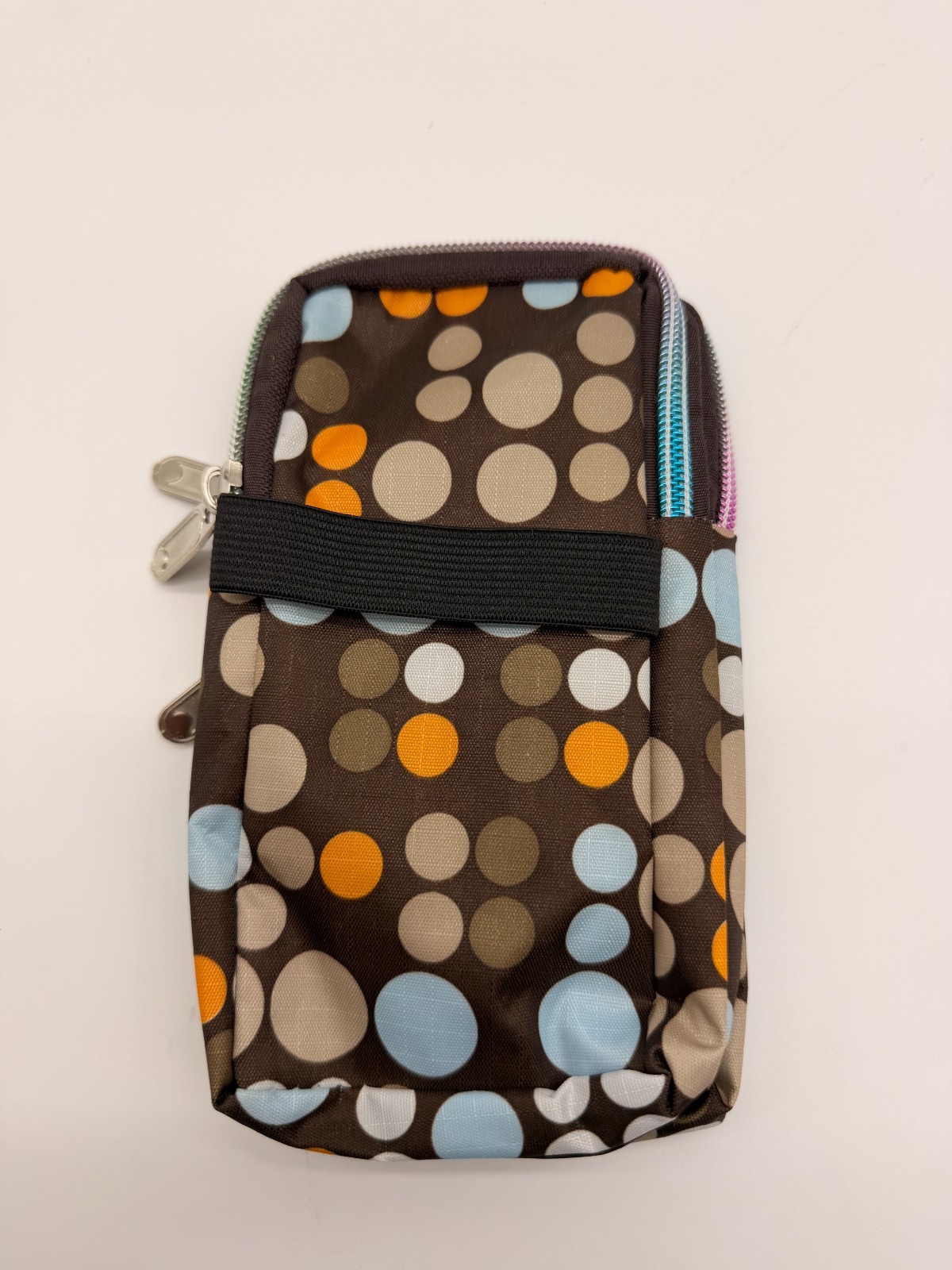 Smile Way Everyday Use Organizer Arm Band Cross Body Strap Purse Travel Bag