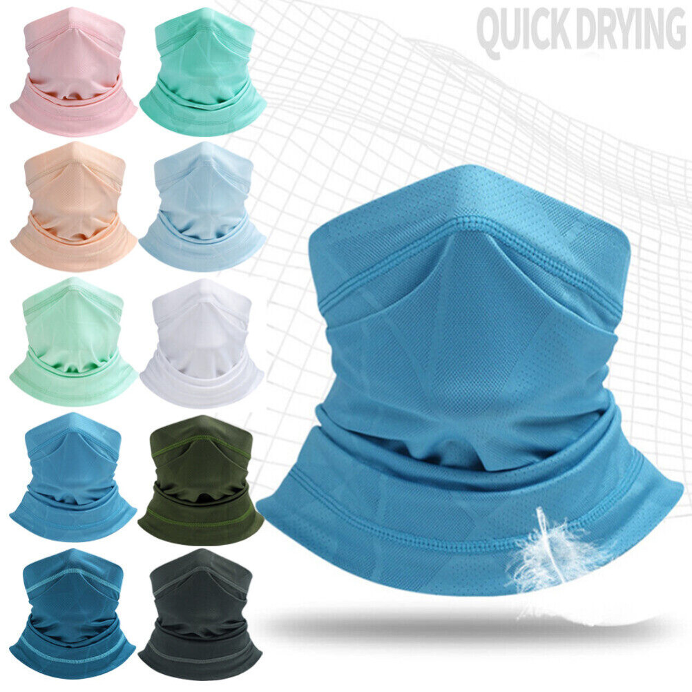 Hiking Half Face Mask Cover Tactical Hunting Cycling Scarf Bandana Neck Gaiter